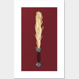 Flame Sword Posters and Art